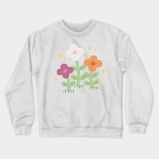 Lesbian Pride Flowers Crewneck Sweatshirt